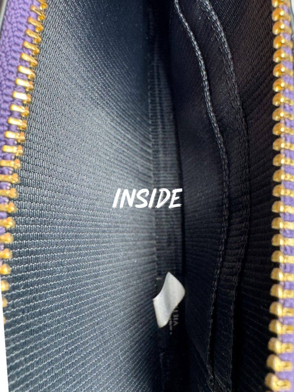 COACH HANGTAG WRISTLET MULTIFUNCTION CASE LEATHER F52390 PURPLE WALLET - Picture 9 of 13